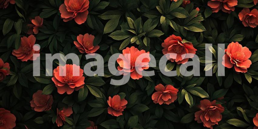 A Tapestry of Blooms: A symphony of vibrant colors and luxurious textures as a profusion of peonies in hues of pink, purple, and blue create a breathtaking floral masterpiece.