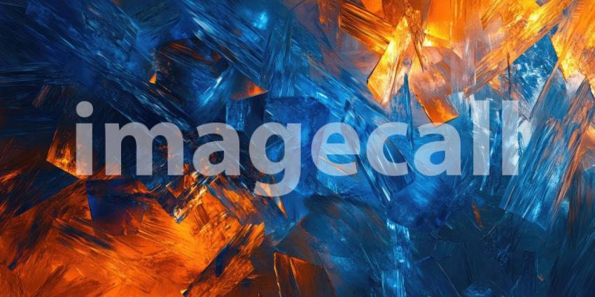 Abstract Swirl of Blue and Orange, Dynamic Texture, Contrasting Colors, Artistic Background, Fluid Motion, Vibrant Design, Modern Art, Digital Painting