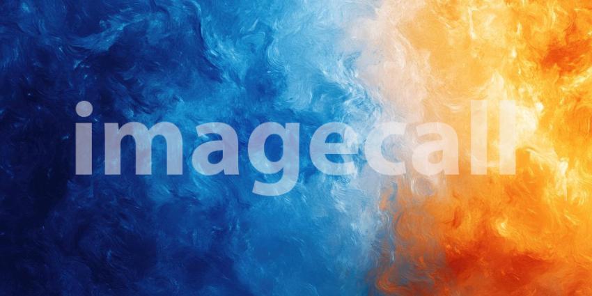 Abstract Swirl of Blue and Orange, Dynamic Texture, Contrasting Colors, Artistic Background, Fluid Motion, Vibrant Design, Modern Art, Digital Painting