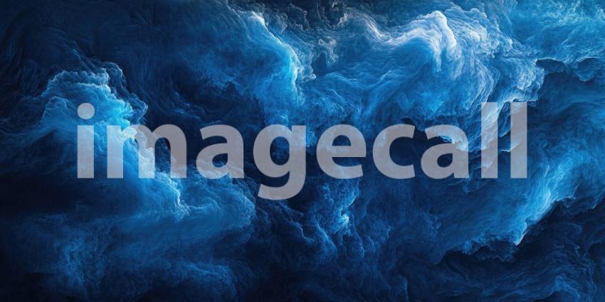 Abstract Fluid Art with Swirling White and Blue Hues, Creating a Dreamy and Ethereal Texture for Modern, Artistic, and Creative Designs