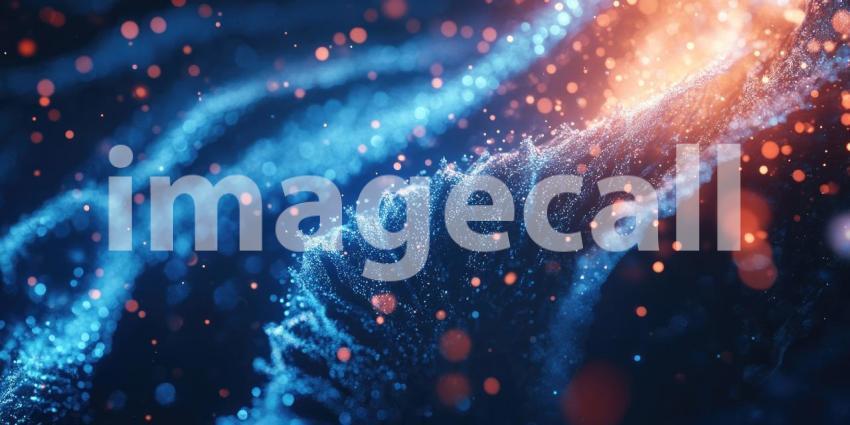 Abstract Fluid Art with Swirling White and Blue Hues, Creating a Dreamy and Ethereal Texture for Modern, Artistic, and Creative Designs