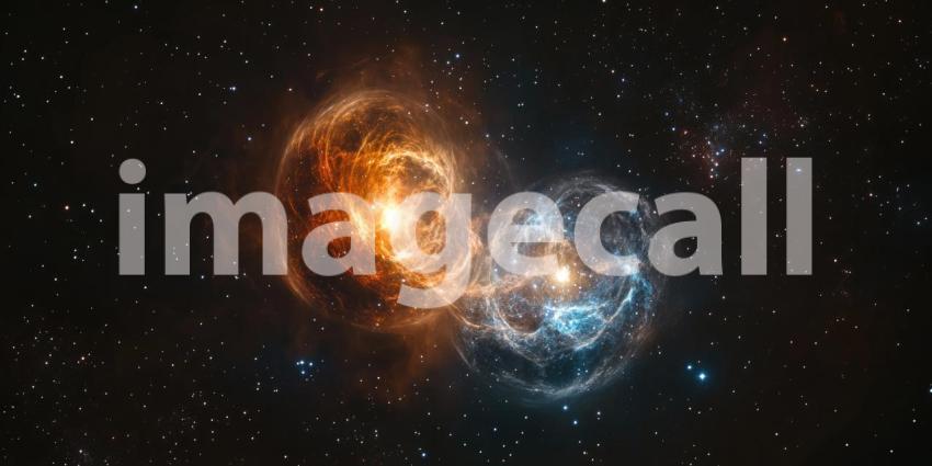 Nebula's Cosmic Glow, Star Birth Amidst Dusty Clouds