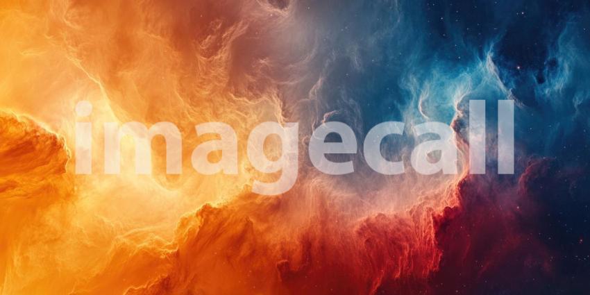 Nebula's Cosmic Glow, Star Birth Amidst Dusty Clouds