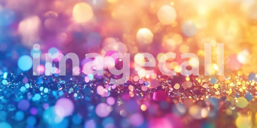 Transparent Bubbles Reflecting Colorful Lights and Bokeh, Abstract Macro Photography