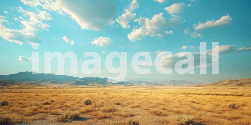 Lush Green Mountain Landscape with Rolling Hills, Mist, and Bright Sunlight, Peaceful Nature Scene