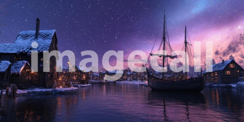 Lofoten's Coastal Charm: Red Cabins and Mountain Majesty