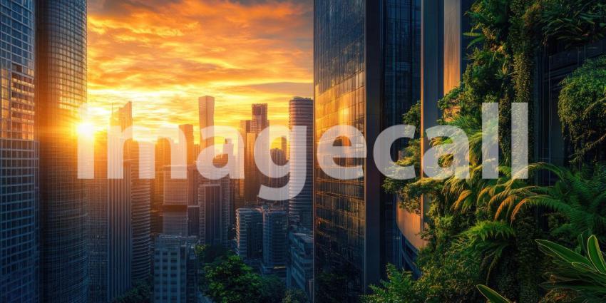 Green Architecture in the City: A Vertical Garden Skyscraper