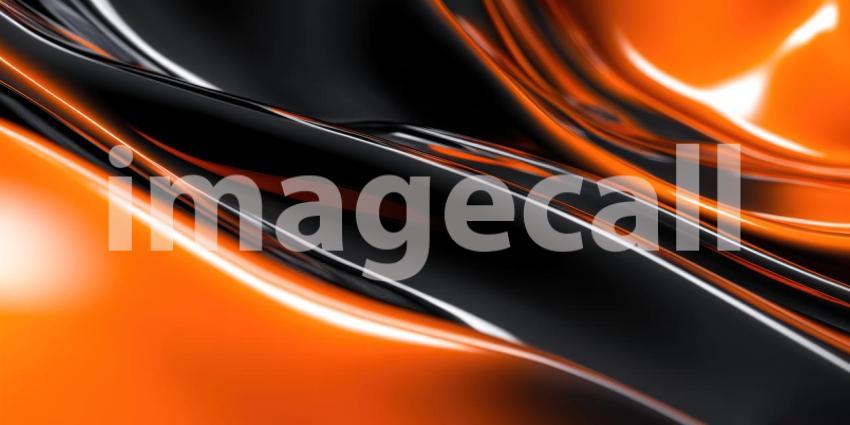 Abstract Dotted Waves with Orange Glow: A dark background with undulating waves of dotted lines, illuminated with an orange glow.
