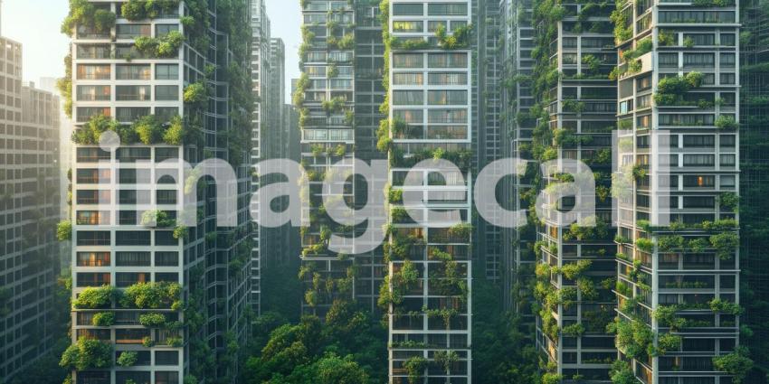 Green Architecture in the City: A Vertical Garden Skyscraper