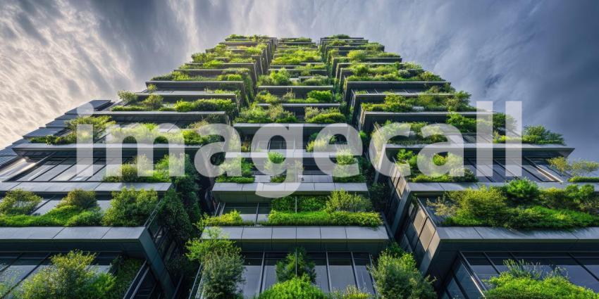 Green Architecture in the City: A Vertical Garden Skyscraper