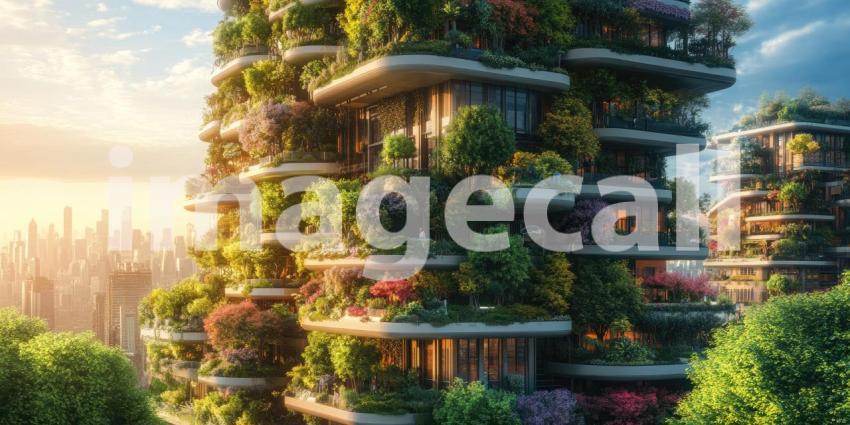 Green Architecture in the City: A Vertical Garden Skyscraper