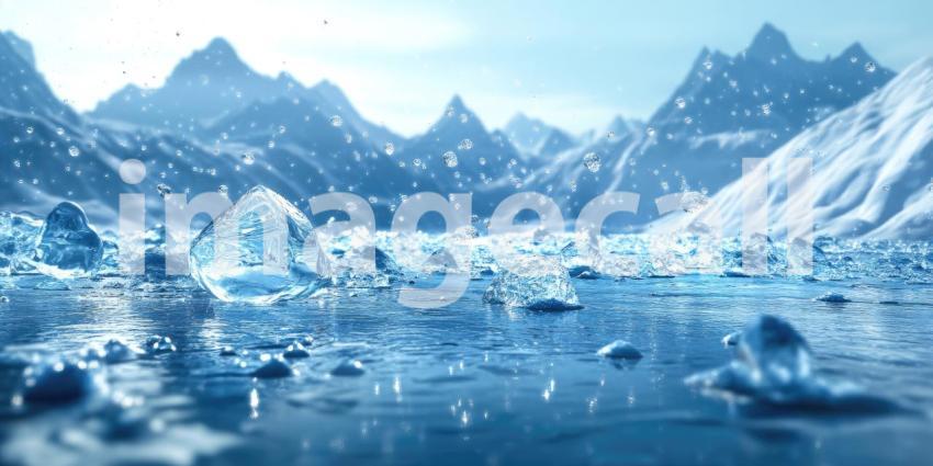 Abstract Blue and White Clouds: A textured image of swirling blue and white clouds, creating an abstract, ethereal landscape.