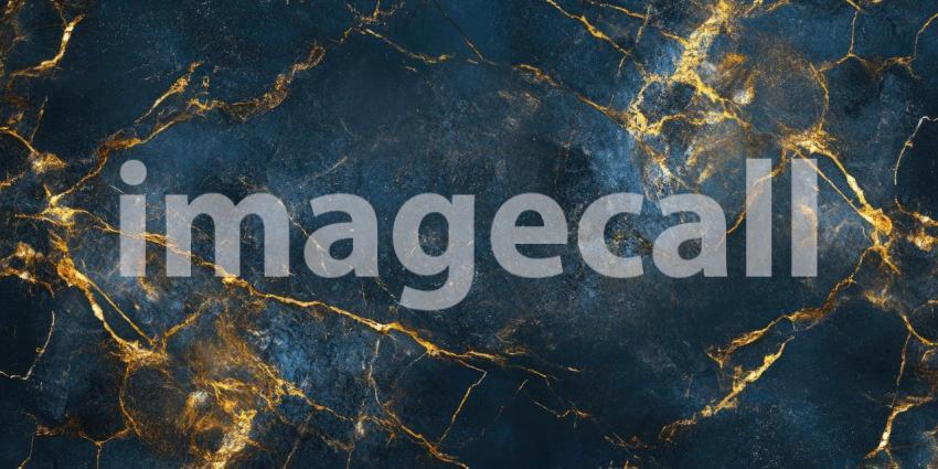 Dark Marble with Gold Veins: A dark, textured surface with golden veins running through it, resembling dark marble.