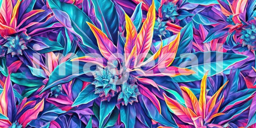 Deep Purple Foliage: A Dense Tapestry of Leaves, Rich Hues and Subtle Shadows in a Botanical Dreamscape.