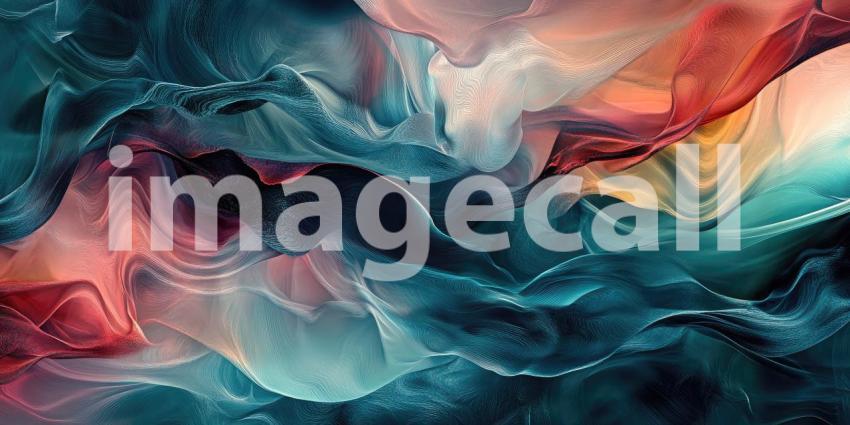 Abstract Blue Wave: Ethereal Light Forms a Flowing Ribbon, a Digital Dance of Color and Motion on Dark Canvas.