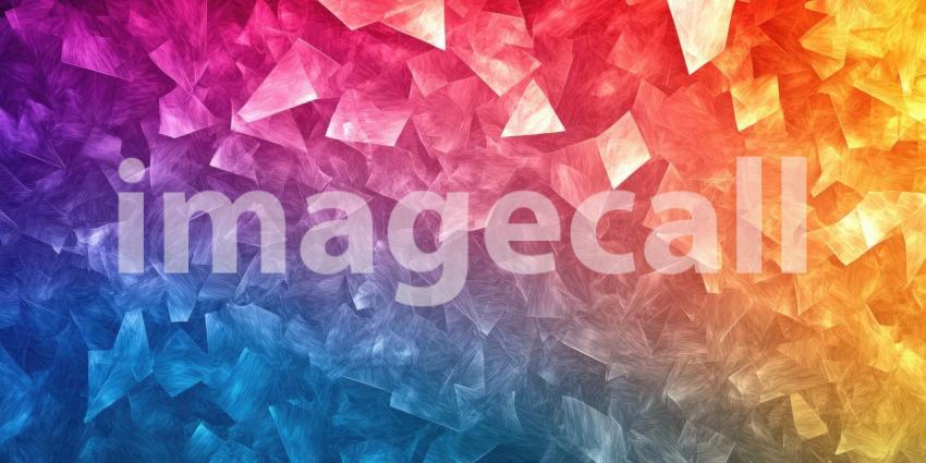 Chromatic Crystal Chaos: Jagged Shards of Color, a Vibrant Spectrum of Light and Texture in Abstract Disarray.
