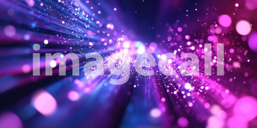 Violet Bokeh Burst: Sparkling Lights and Glittering Particles, a Dreamy Dance of Color and Soft Focus in Ethereal Glow.
