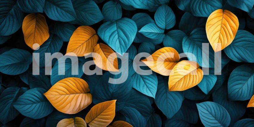 Autumn Leaf Mosaic: Crimson, Burgundy, and Grey Tones, Textured Leaves in a Rich, Natural Pattern of Fall's Palette.