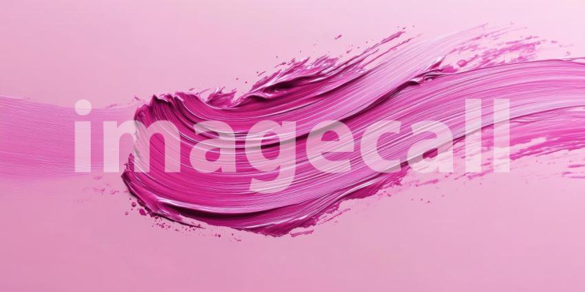 Pink Paint Strokes: Textured Swipes on Light Background, Brush Marks and Color Variations in a Simple, Abstract Composition.