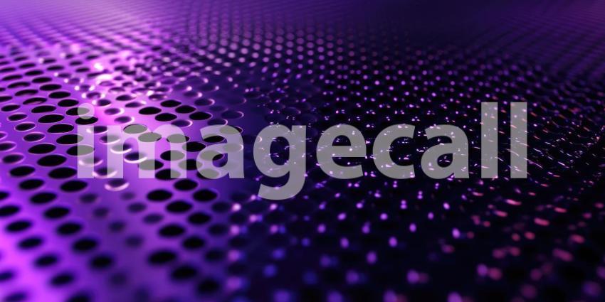 Purple Circuit Board Glow: Electronic Components and Light Trails, Close-Up of Futuristic Technology with Vibrant Color and Intricate Detail.