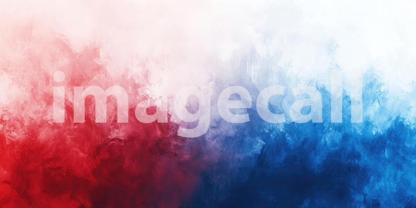 Abstract Color Swirl: Red, White, and Blue Strokes, Textured Paint Effect in a Dynamic, Patriotic Composition of Blended Hues.