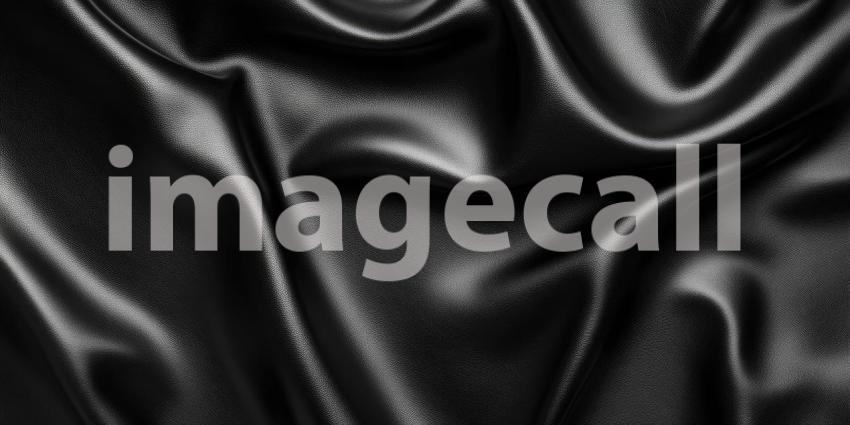 Dark Black Leather Texture with Subtle Shine - Sophisticated and Luxurious Background Design