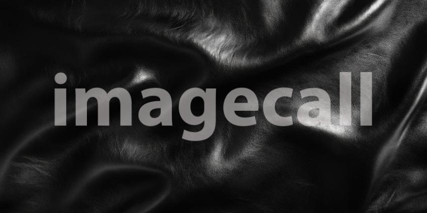 Dark Black Leather Texture with Subtle Shine - Elegant and Sophisticated Luxury Background Design