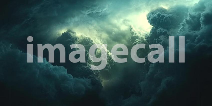 Dark Cinematic Sky with Rolling Storm Clouds - Dramatic and Atmospheric Background Design