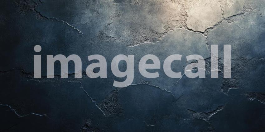 Dark Concrete Wall with Scratches, Stains, Industrial Texture, Rough Surface, Grunge Urban Background