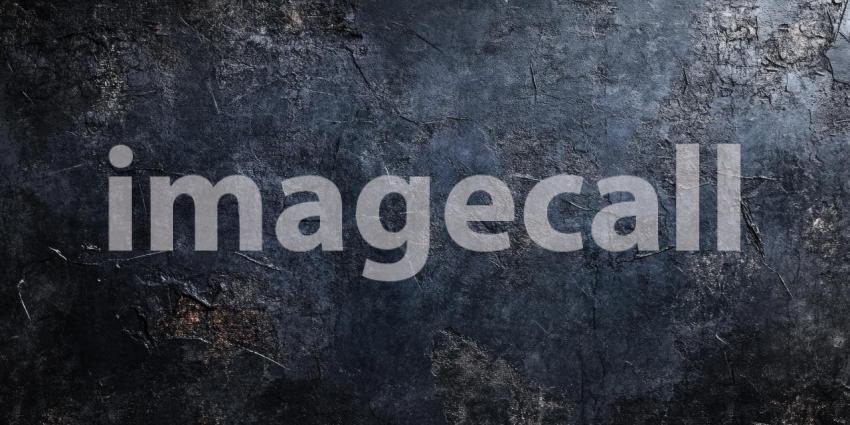 Dark Concrete Wall with Scratches, Stains, Industrial Texture, Rough Surface, Grunge Urban Background