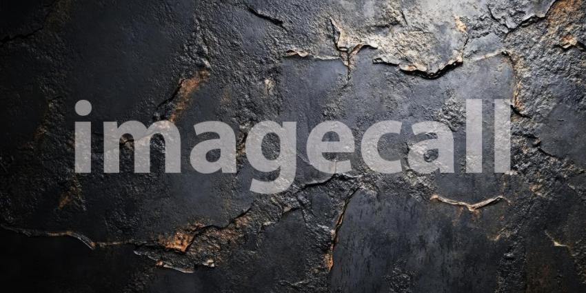 Dark Concrete Wall with Scratches, Stains, Industrial Texture, Rough Surface, Grunge Urban Background