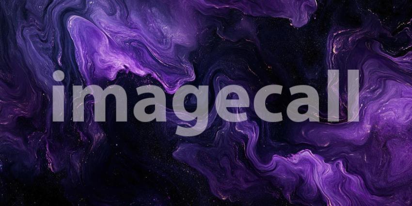 Dark Cosmic Storm with Swirling Purple and Black Energy, Space Phenomenon Background, Galactic Chaos