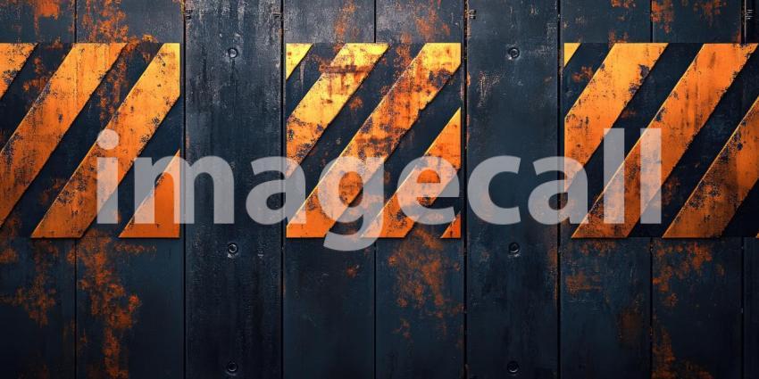 Dark Industrial Grunge Texture with Scratches and Rust, Rough and Aged Background Design