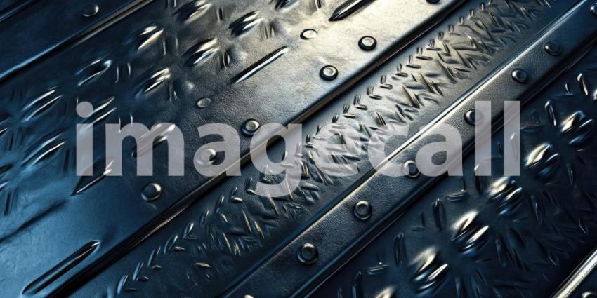 Dark Industrial Steel with Brushed Metal Textures and Soft Reflections, Sleek and Modern Background Design