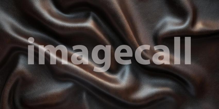 Dark Leather with Fine Wrinkles and Depth, Textured and Luxurious Background Design