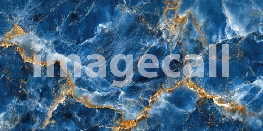 Dark Marble Texture with Golden Veins, Elegant and Luxurious Background Design