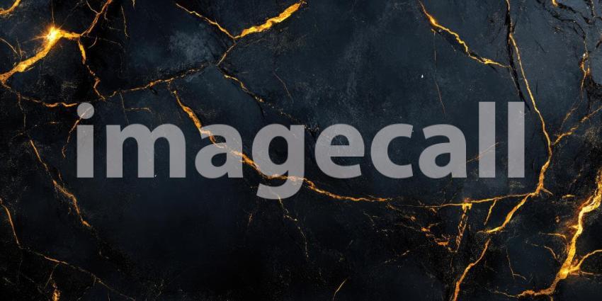 Dark Marble with Gold Veins, Elegant and Luxurious Background Design