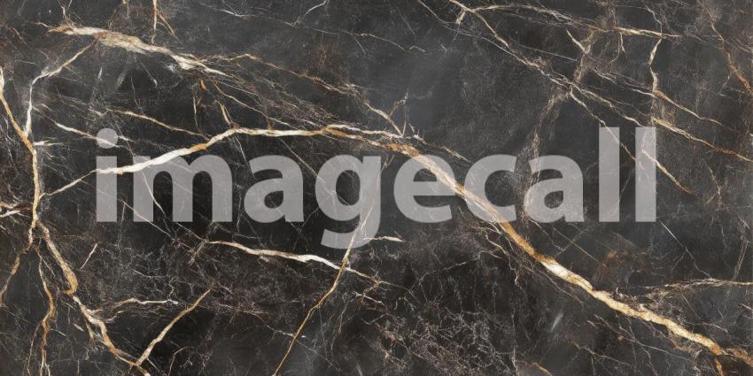 Dark Marble with Golden Veins, Elegant and Rich Background Design