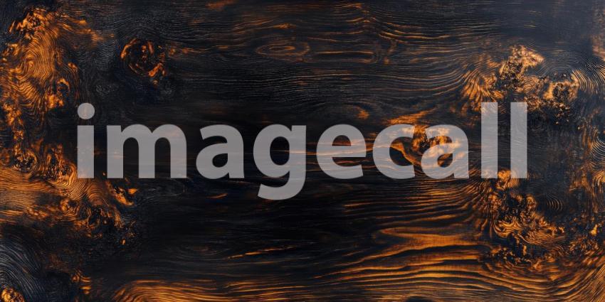 Dark Polished Wooden Texture with High Gloss Reflection, Elegant and Luxurious Background Design