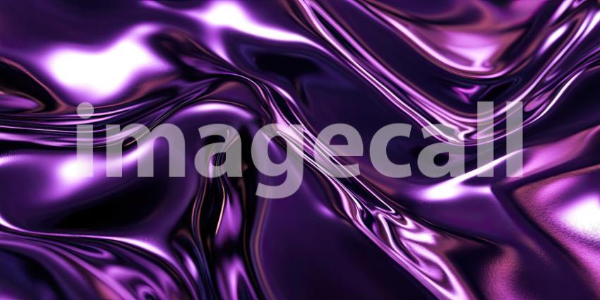 Dark Purple with Glossy Metallic Reflections, Luxurious and Elegant Background Design