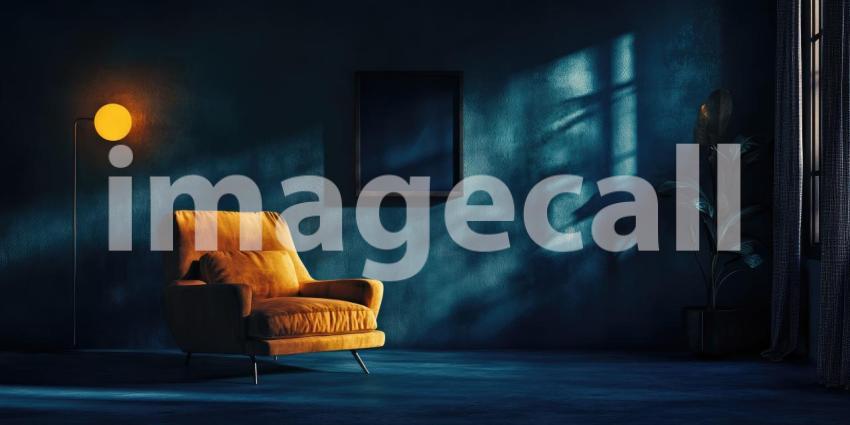 Dark Room with Light, Minimalist and Atmospheric Background Design