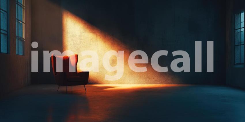 Dark Room with Light, Minimalist and Atmospheric Background Design