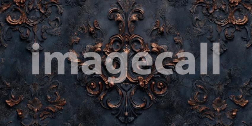 Dark Gothic Wallpaper Pattern, Intricate and Mystical Design for an Enchanting Background