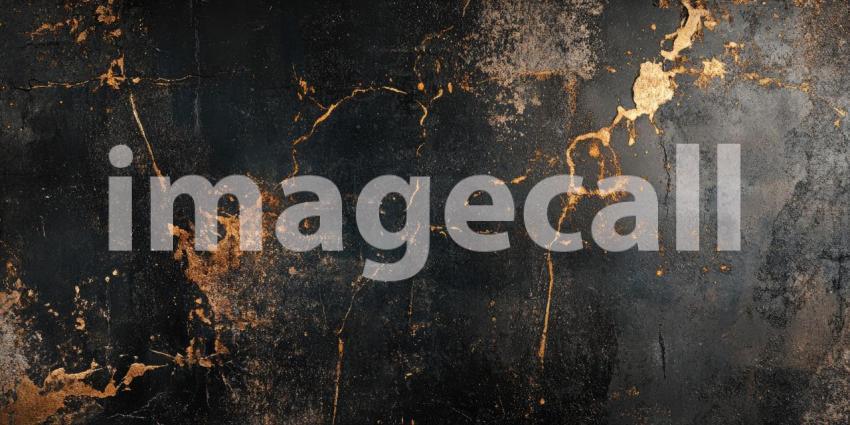 Dark Grunge Concrete Wall with Scratches and Cracks, Rough and Edgy Background Design