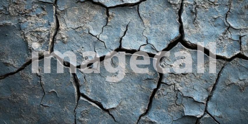 Dark Grunge Textured Wall with Subtle Cracks, Rough and Moody Background Design