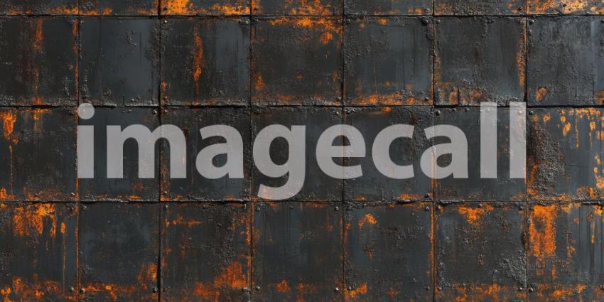 Dark Industrial Grunge Texture with Scratches and Rust, Rough and Aged Background Design