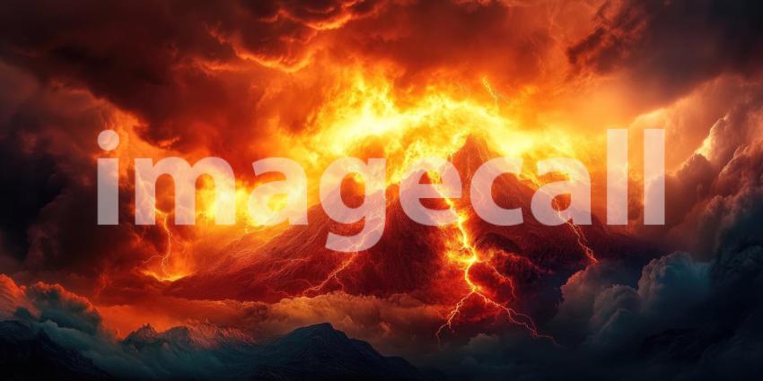 Dark Stormy Clouds with a Dramatic Cinematic Lighting Effect, Moody and Intense Background Design