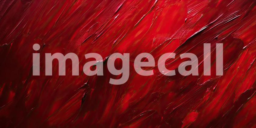 Deep Crimson with Dramatic Brush Strokes, Bold Artistic Texture, Intense Red Background, Expressive Abstract Art Scene