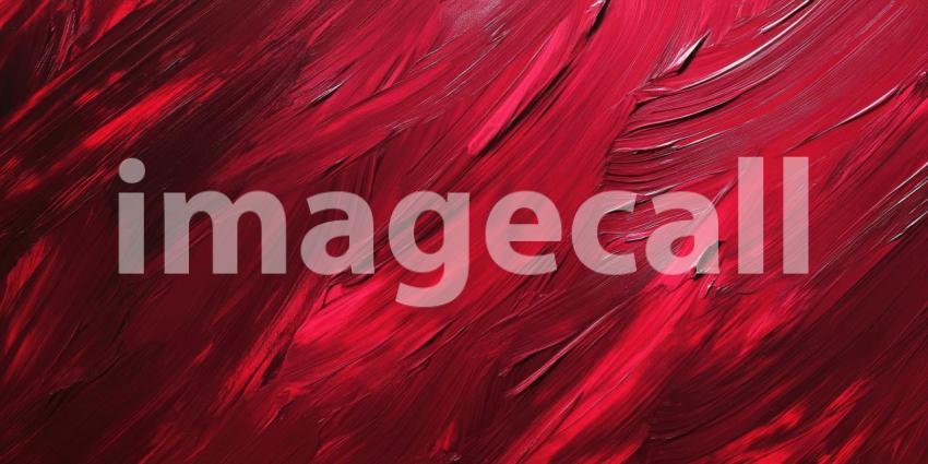 Deep Crimson with Dramatic Brush Strokes, Bold Artistic Texture, Intense Red Background, Expressive Abstract Art Scene