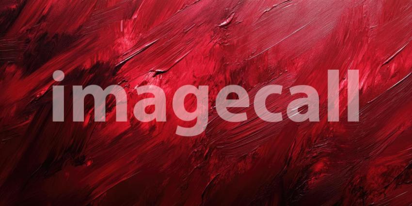Deep Crimson with Dramatic Brush Strokes, Bold Artistic Texture, Intense Red Background, Expressive Abstract Art Scene